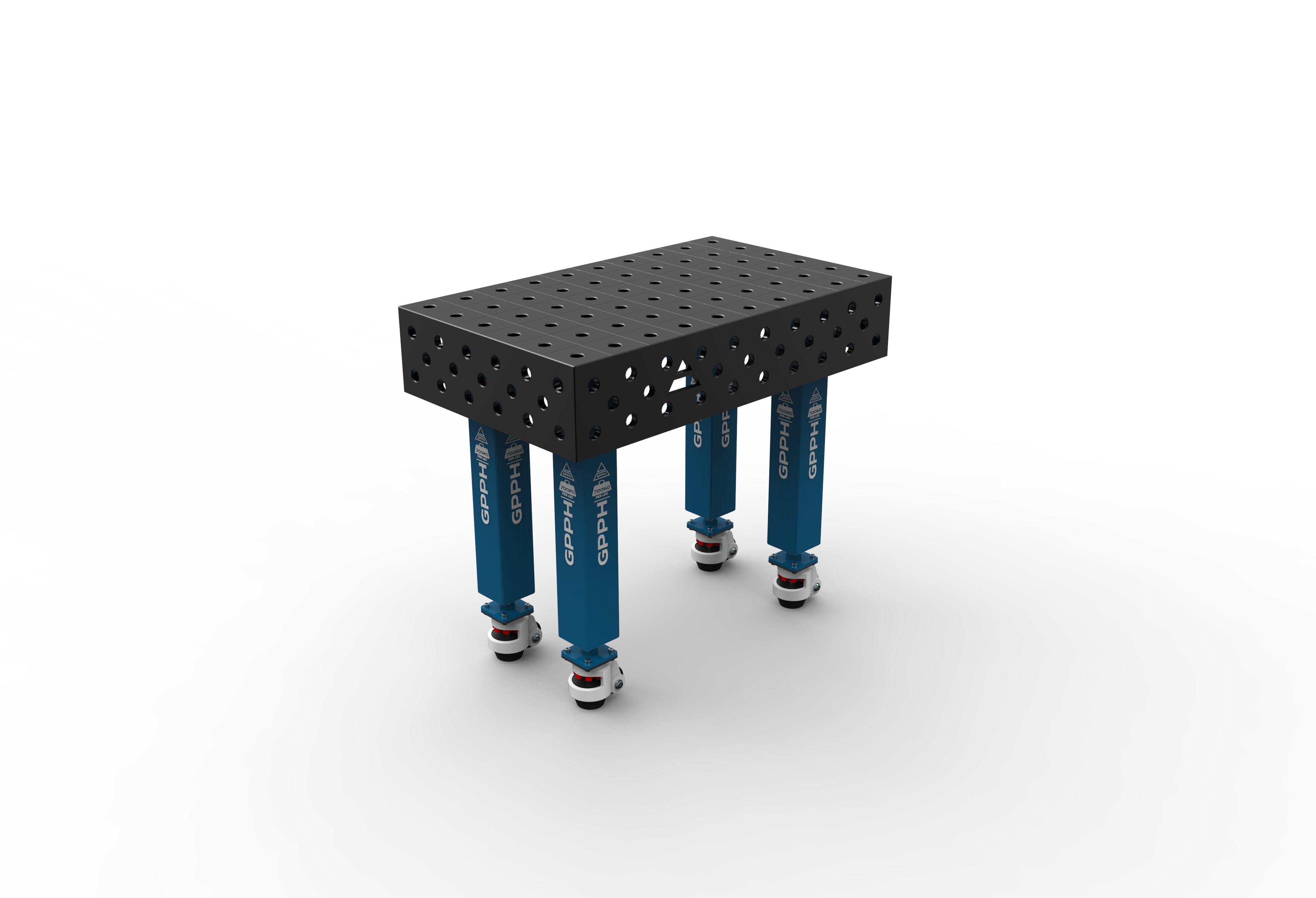 Svejsebord PRO 1000x600 grid 100x100 Ø28 - System 28